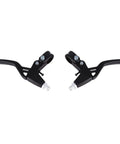 Lightweight Aluminum Bike Brake Levers Set For Road And Mountain Biking, Durable Alloy Brake Handles, black color, 1 Pair