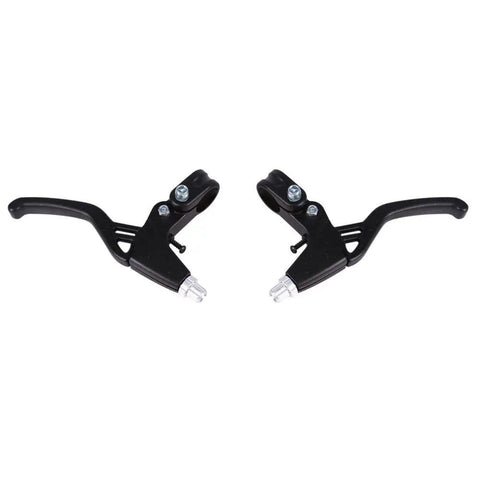 Lightweight Aluminum Bike Brake Levers Set For Road And Mountain Biking, Durable Alloy Brake Handles, black color, 1 Pair