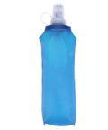 Portable Hydration Pack With 250ml Soft Reservoir For Hiking, Cycling, Camping And Outdoor Activities, lightweight blue TPU bottle