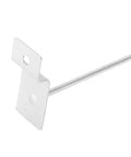 Slat Wall Hooks For Retail Displays 50 Pack 15cm Iron Panel Wire Hooks 3.3mm Silver Electroplated with flat tip detail