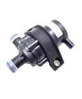 Straight Bolt Up Electric Water Pump Assembly Direct Swap For Byd T3 M3 Yuan Ev And Yuan Pro Rides Silent Beat The Heat Upgrade Thick Die Cast Impeller Quick Fix Setup, shown from side angle.