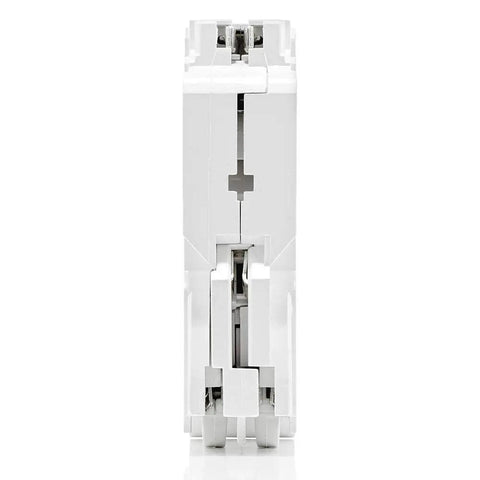 Side view of Smart 15A 1-Pole AFCI GFCI Plug-On Breaker With Hydraulic Magnetic Trip 120V White LB115-DS for home use