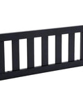 Solid Wood Toddler Bed Safety Guard Rail For Crib To Toddler Bed Conversion Fits Multiple Convertible Cribs And Brands, Midnight Grey