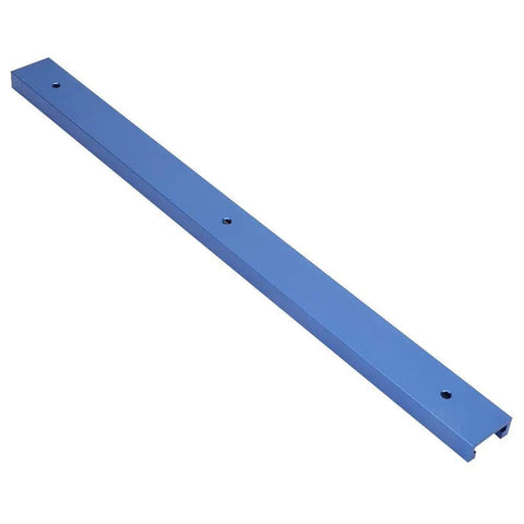 Aluminum T Slot Track Miter Jig Tool 400mm Blue With Smooth Sliding And Quick Acting Clamp Pro Grade Router Guide For Woodworking