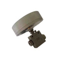 Ultra high pressure needle valve, stainless steel, air-actuated, 30,000 psi, 9/16 in thread