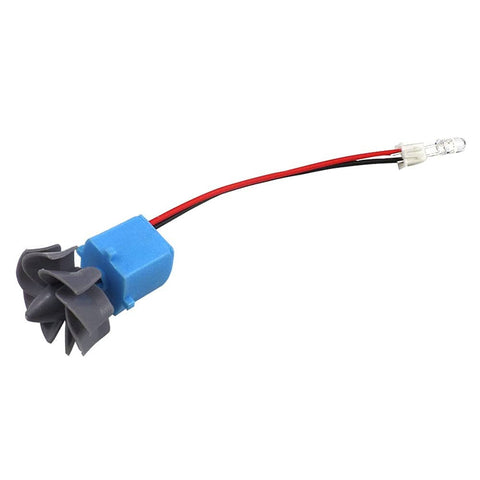 Compact Vertical Micro Wind Generator For AC Power Output 0.01 To 15V With 8 Silvered Plastic Blades, 26mm Motor