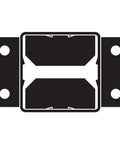 EZ Base Black Powder-Coated Post Base For 4x4 Concrete Install No-Brainer To Install With SDS Connector Screw Beefy Steel Post Support For Decks Fences And Outdoor Posts, black steel