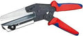 Comfort Grip Vinyl Shears For Cable Ducts, No Fuss Cutting And Shortening Of Plastic Ducting Up To 4 Mm Thick, with Red Blue Handles