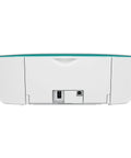 Back view of Certified Refurbished DeskJet 3755 Compact Wireless All In One Color Printer With Instant Ink Ready Utility.