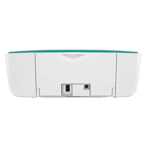 Back view of Certified Refurbished DeskJet 3755 Compact Wireless All In One Color Printer With Instant Ink Ready Utility.