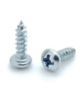 Heavy Duty Zinc Plated Pan Head Wood Screws Featuring Phillips Drive And Fine Threads Crafted From Solid Carbon Steel