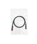 Ebike Extension Cable 2Pin 3Pin 4Pin 5Pin 6Pin Waterproof Male To Female Connector Set in bag, shown in black color, 800mm length.