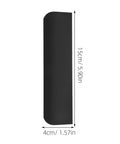 Matte Black Aluminum Finger Edge Cabinet Pulls 150mm Hidden Concealed Drawer Handles 10 Pack For Kitchens And Furniture Cabinets Slick Modern Hardware