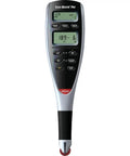 Heavy Duty Digital Plan Measuring Wheel For Blueprints And Maps With Totally Reliable Scaling Gauge and Dead Nuts Accurate Readouts For Architects And Builders Featuring Pro Level Performance And Slick Grip Handle, top view of LCD display and buttons.