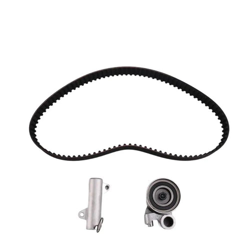 Best Timing Belt Pulley Kit For Toyota Vigo Innova Fortuner 2005 To 2014 Swap Easy With Parts Like 13540-67020 13505-0L010 13568-39016 And Fix Your Engine No Stress. Black rubber timing belt kit with two metal pulleys for Toyota engine repair.