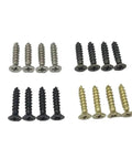 Mounting screws included for Beefy 2.5 Inch Forged Solid Brass Door Latch 1 Pack For 90 Degree Right Angle Doors And Windows