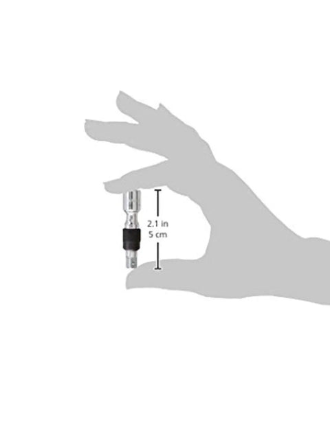Locking Quarter Inch Drive Extension Two Inch One Piece Design With Positive Socket Retention Keeps Sockets Locked In Tight Spaces No Slip For Safety Critical Jobs And Rugged Auto Repairs
