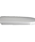 Heavy Duty Square Toilet Seat Boasting Dead Quiet Soft Close Hinges And Ridiculously Simple Quick Release Hardware Painted In Crisp White Durable Duroplast for standard bathrooms side view