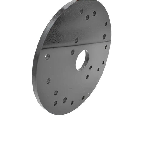 Rock Solid Universal Router Base Plate With Mounting Screws And Alignment Pin, 6-1/2 inch acrylic plate with pre-drilled holes.