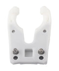 Top view of Naroote ISO30 Tool Holder Clamp for Engraving Machines and CNC Centers, durable plastic with metal screws.