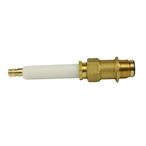 Upgrade Trim Kit For Price Pfister Triple Handle Tub And Shower Faucets With Porcelain Handles brass 12-spline compression stem