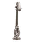 9-Inch Old School Victorian Style Cold Water Dispenser Faucet With Single Lever Handle, Satin Nickel Finish, Gooseneck Spout