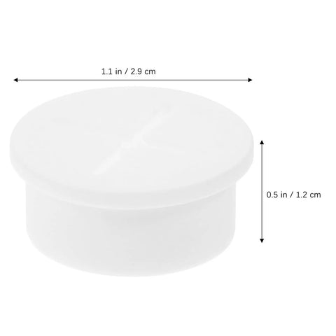 20 Pack Rubber Grommet Kit For Wiring, No Fuss Installation Desk Cable Hole Covers, Round White Rubber And Plastic Grommets For Office Desk And Display, 1.1 in x 0.5 in