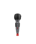 Tecjhjz Mini Electric Screwdriver Digital Torque Control With Led Light Rechargeable Lithium Battery For Home Repair Auto Moto Maintenance Compact Power Tool Adjustable Speed Precision Driver, gray handheld tool with adjustable torque dial.