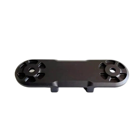 Rock Solid Rotor Blade Mount For Agricultural Drones Precision Clamping Clip with heavy duty lock, black metallic design.