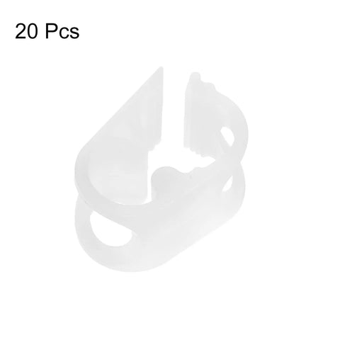 Adjustable Plastic Tube Clamps 1/8 To 1/4 Inch Tube OD Pack Of 20 For Lab Flow Control Hose Clamp Pinch Valve Setup Flexible PP Clamp