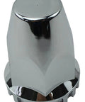 Chrome ABS Lug Nut Covers 33mm Thread-On Standard Fits For Semi Trucks Pack Of 20 Durable Plastic Caps With Chrome Plating