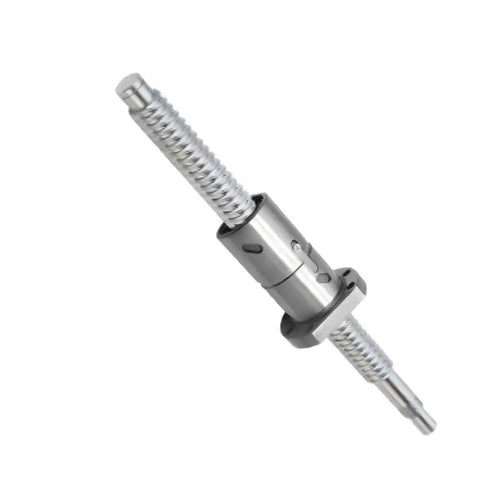Top Tier C5 Grade Ballscrew Set With Premium Ball Nut For CNC Machines Featuring 250 To 2000mm Lengths, steel shaft and compact design.