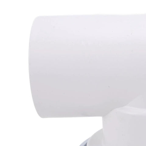 Close-up of the Dpofirs Bathtub Backwater Suction Drainer PVC fitting, showcasing durable PVC construction and a large caliber design.