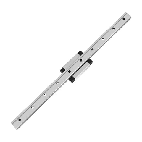 Miniature Linear Rail Slide for 3D Printers with Black Carriage, MGN15 H 650mm Long, Fits MGN7 MGN12 MGN15 MGN9 Guides