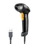 Handheld USB 2D Barcode Scanner Wired Plug And Play Automatic QR Code Reader With Long USB Cable for POS
