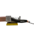 Side view of Carbon Brush For Welding Positioner Turntable Table 32x25x61mm Mount Hole 7mm Not For 10kg And Over 1000kg