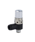 High Suction Vacuum Ejector With Negative Pressure Valve For Pneumatic Systems, Compact Tubular Design, side view