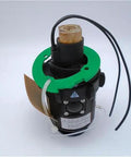 Heavy Duty Industrial Receptacle 600 Amp 600 VAC Size S Connector Plus Two Aux Terminals Poly Black Housing, showcasing the power socket's design and features.
