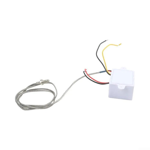 Smart Temperature Controller W3003 Thermostat 0 To 450 Celsius With Zero Point One Degree Precision Multi Voltage Compatible 12V 24V 220V Pro Grade Industrial Control Gear For Fast Response, white sensor probe and wired module