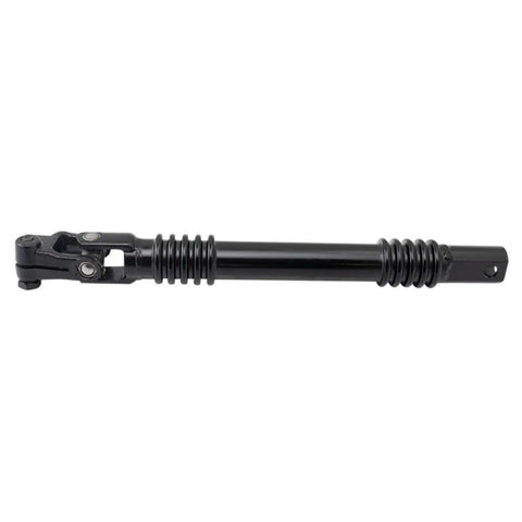 Front Lower Intermediate Steering Column Shaft For 1999 To 2006 Chevy Silverado And GMC Sierra 1500 4WD Easy Install DIY Friendly Replacement With Heavy Duty Fit And Clear Fit Notes Reference 425130, black steel shaft