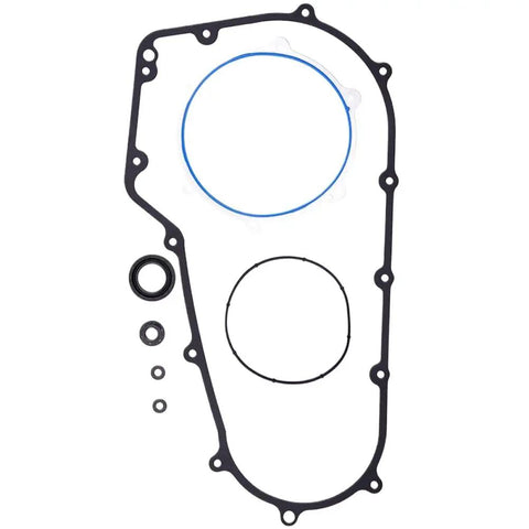 Heavy Duty Motorcycle Engine Clutch Primary Cover Gasket 60547-06 Straight Shot Replacement for Harley Davidson showing gasket design and seals.
