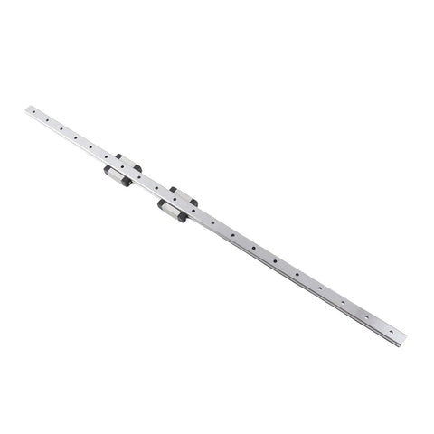 Compact Linear Rail Guide Kit With 500mm Length And 12mm Width Includes Two MGN12B Slide Blocks Ultra Precise Low Friction Motion For CNC Machines 3D Printers And Small Automation Projects