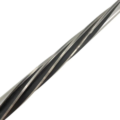 Close-up of Cello Peg Hole Reamer blade, High Speed Steel Instrument Repair Tool for Makers, 4 By 4 Cello, Precision Reaming for Peg Holes