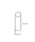 Heavy Duty Stainless Steel Brooch Cotter Safety Spring Pins For Quick Lock Farm Hitch And Industrial Use With Anti Vibration Stability, 7.5cm