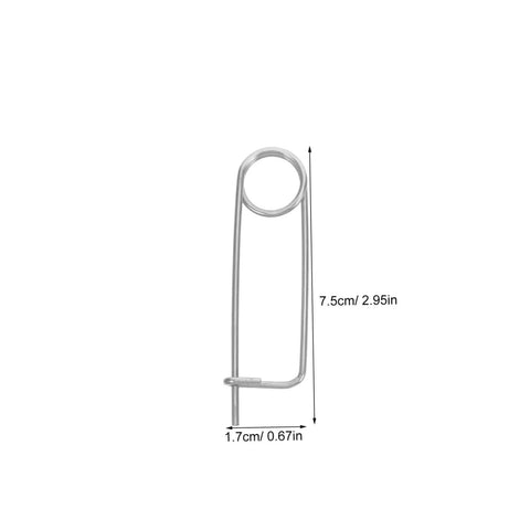 Heavy Duty Stainless Steel Brooch Cotter Safety Spring Pins For Quick Lock Farm Hitch And Industrial Use With Anti Vibration Stability, 7.5cm
