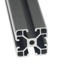 Two Pack 400mm 4040 T Slot Aluminum Extrusion Black Anodized European Standard for DIY Three Dimensional Printer and CNC Machines