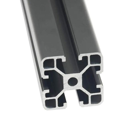 Two Pack 400mm 4040 T Slot Aluminum Extrusion Black Anodized European Standard for DIY Three Dimensional Printer and CNC Machines