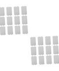 Mica Plate Insulation Sheets for Microwave Oven Heat Resistant Kitchen Mats 12 Sheets Per Pack 2 Sets