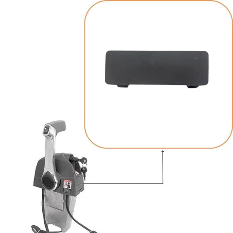 Remote Throttle Control Box For Outboard Motors, Single Top Mount, Model 5006186, Adjustable Throttle Friction shown