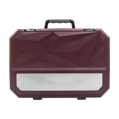 Heavy Duty 12V Lithium Electric Drill And Rechargeable Screwdriver Featuring A Slick 91 Piece Household Toolbox Set Loaded With Hella Tough Carbon Steel Bits For Weekend Diy Gear, maroon tool case.